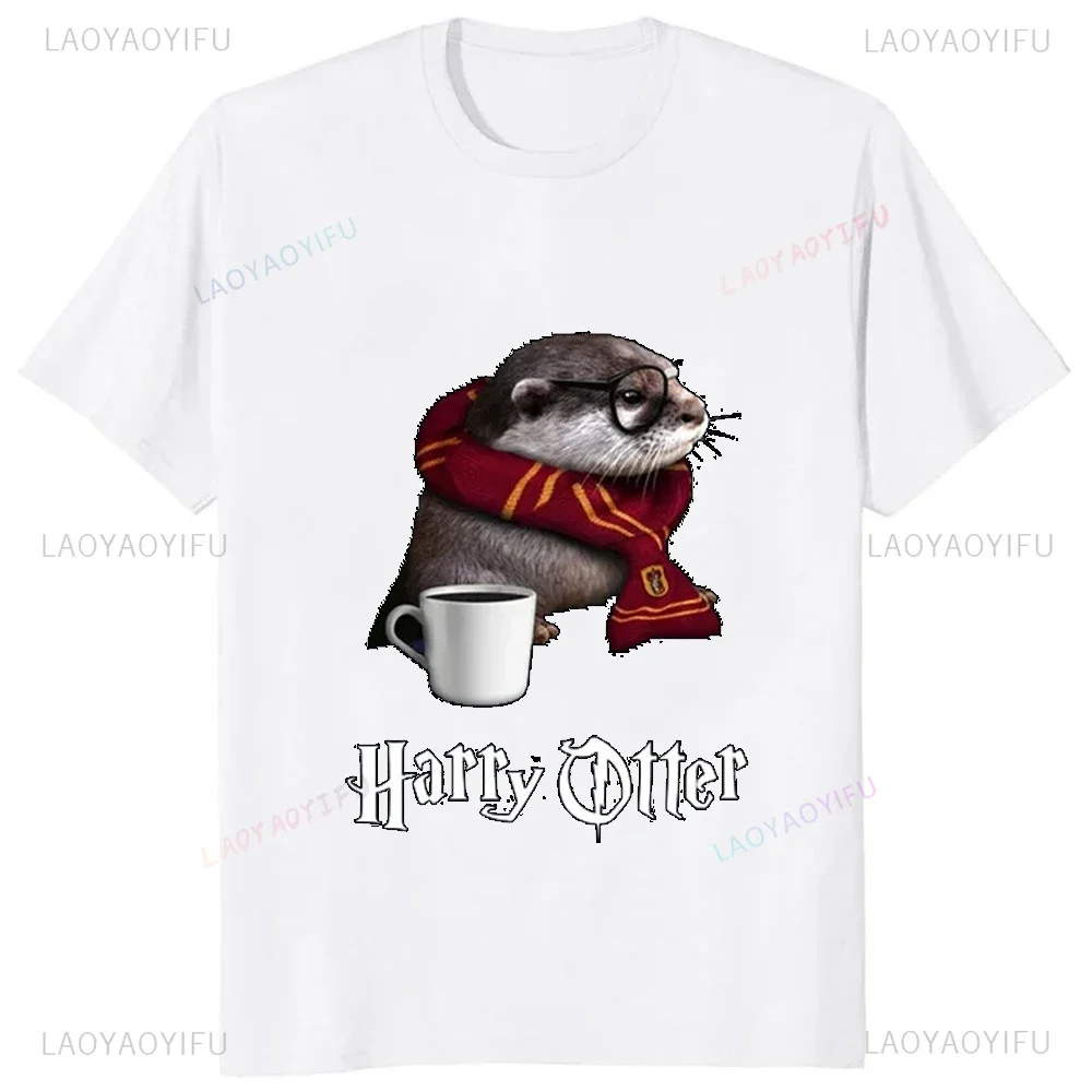 Just Anotter Day for Otter Lover Funny T-Shirt Casual Streetwear Loose Fashion Man Tshirt Hipster Hip Hop Harajuku Style Tees