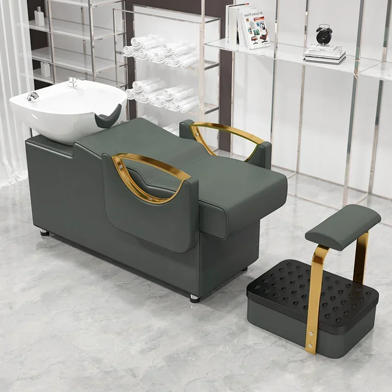 

Head SPA Shampoo Chair Advanced Beauty Salon Hair Washing Chair Comfortable Luxury Silla De Lavado De Cabello Salon Furniture