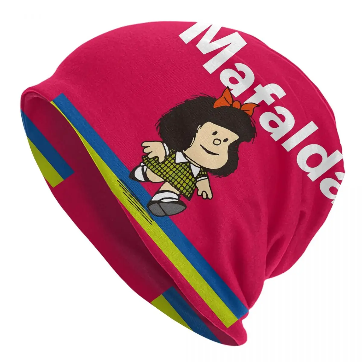 Mafalda Cute Friends Comic Chracters (2) Unisex Bonnet Thin Cycling Double Layer Hats For Men Women