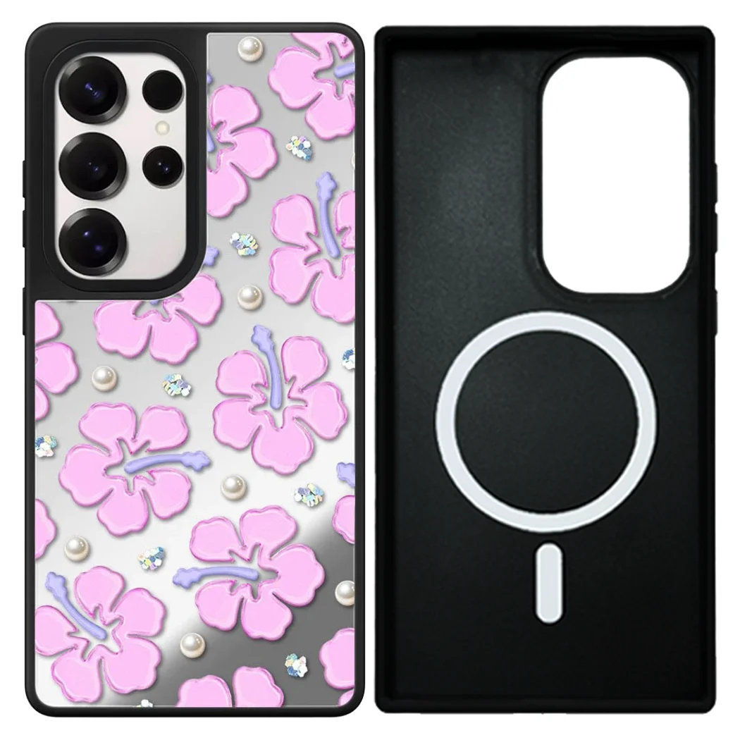 Gal Star Pattern Mirror Case for Samsung Galaxy S26 S25 S24 Ultra S26U S24+ S25+ S26 Plus Protective Case