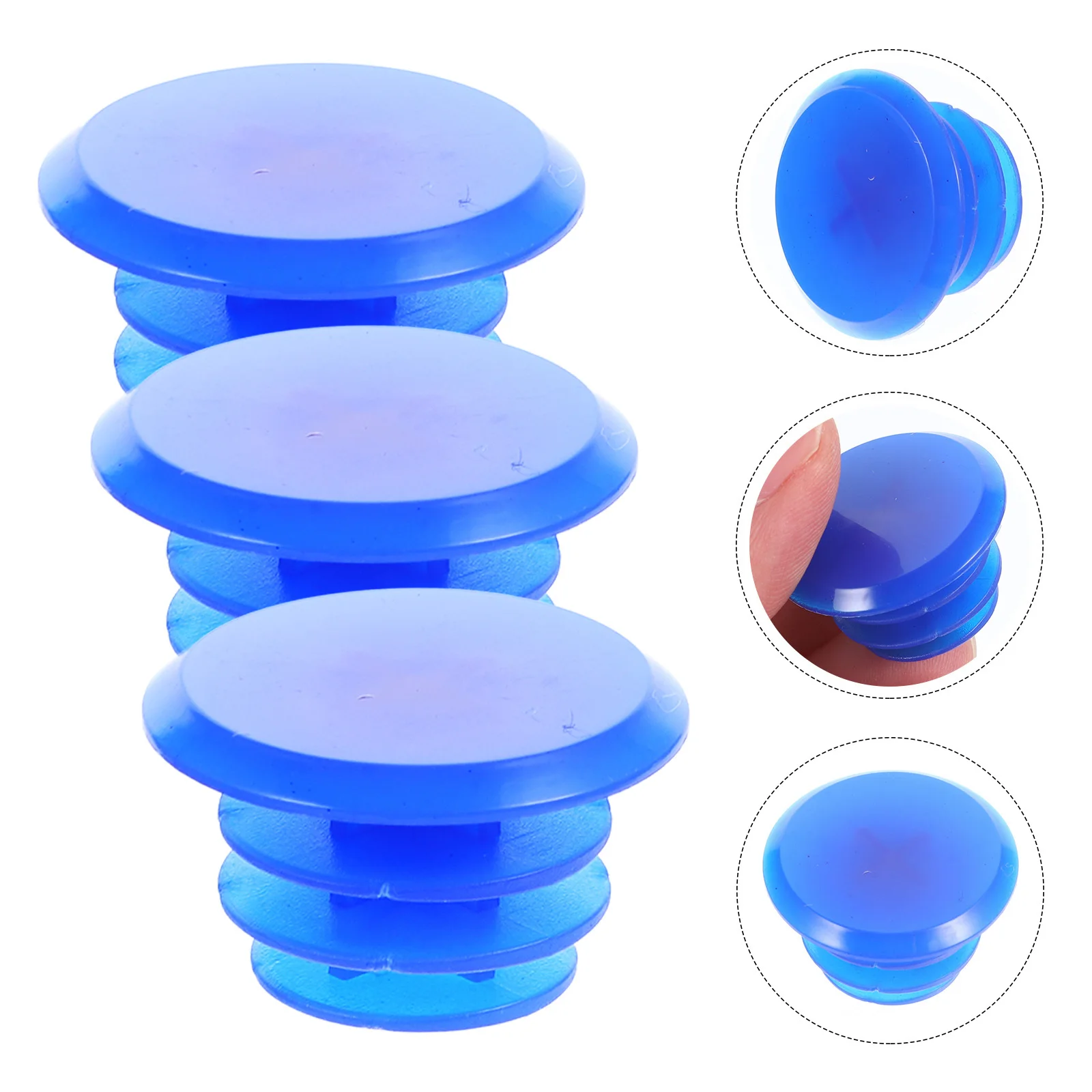 10 stuks mountainbike stuur eindpluggen kunststof sterk duurzaam road bar caps grip end stoppers lichtgewicht blauw