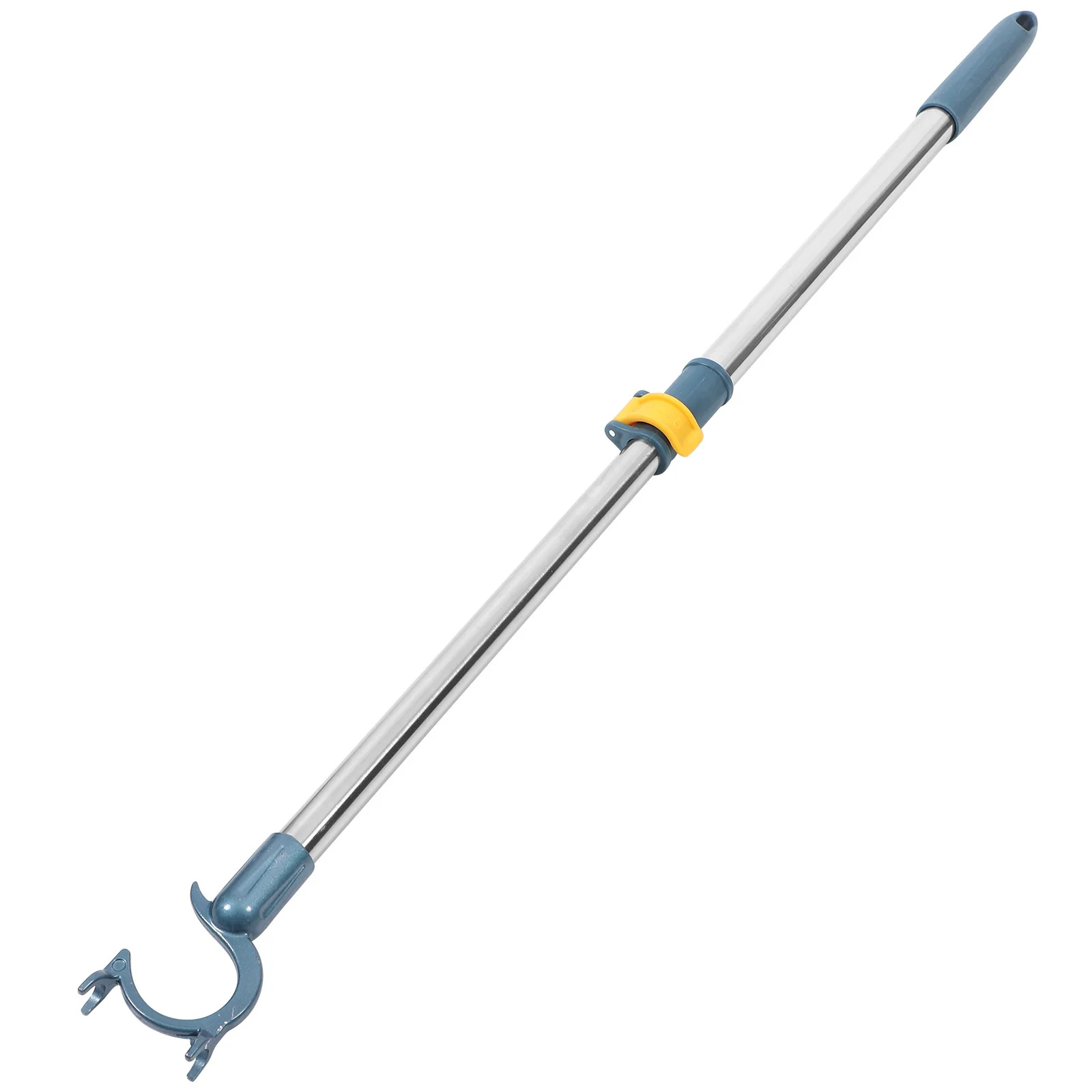 伸縮式物干し竿、格納式アルミ製クローゼットロッド、家庭用洗濯物干しに最適、物干し竿アルミ