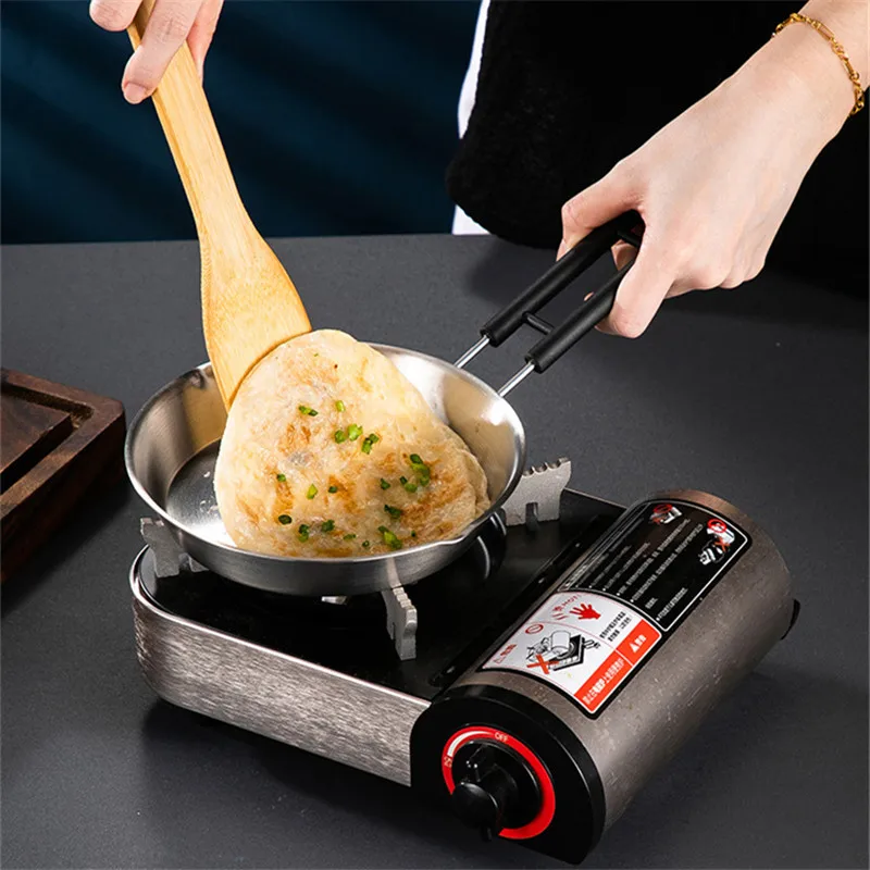 

304 Stainless Steel Mini Frying Pan Uncoated Breakfast Pancake Omelette Saucepan Kitchenware Kitchen Cooking Pots Utensils