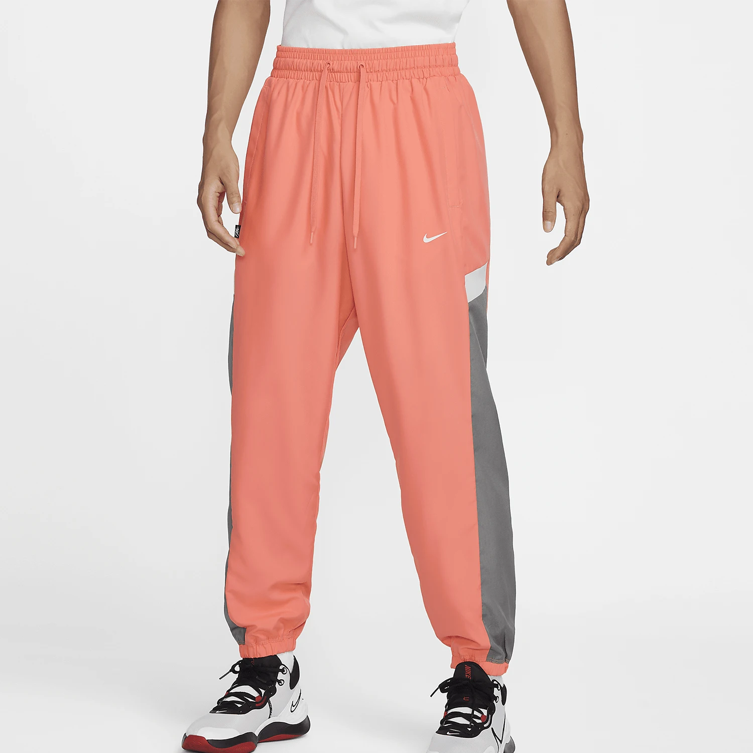 Pantalones de baloncesto Nike oficiales genuinos Icon de entrenamiento deportivo tejido para hombre FZ0251-643