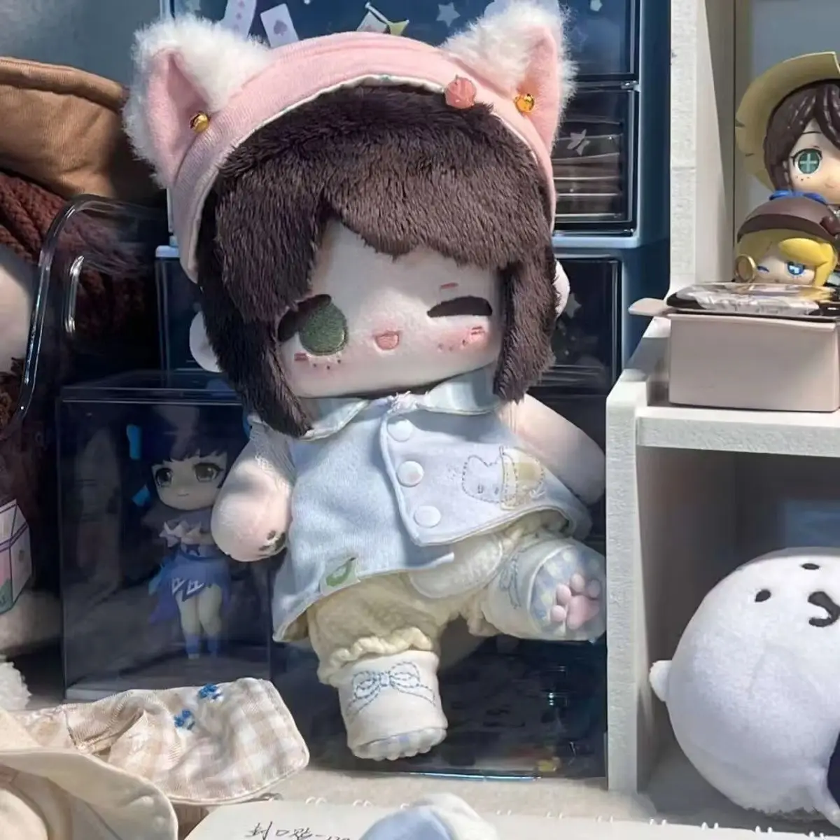 أنيمي إيما وودز البستاني الهوية الخامس أفخم دمية الهيكل العظمي الجسم فستان بلوشي لطيف لعبة وسادة 20 سنتيمتر اللعب هدية