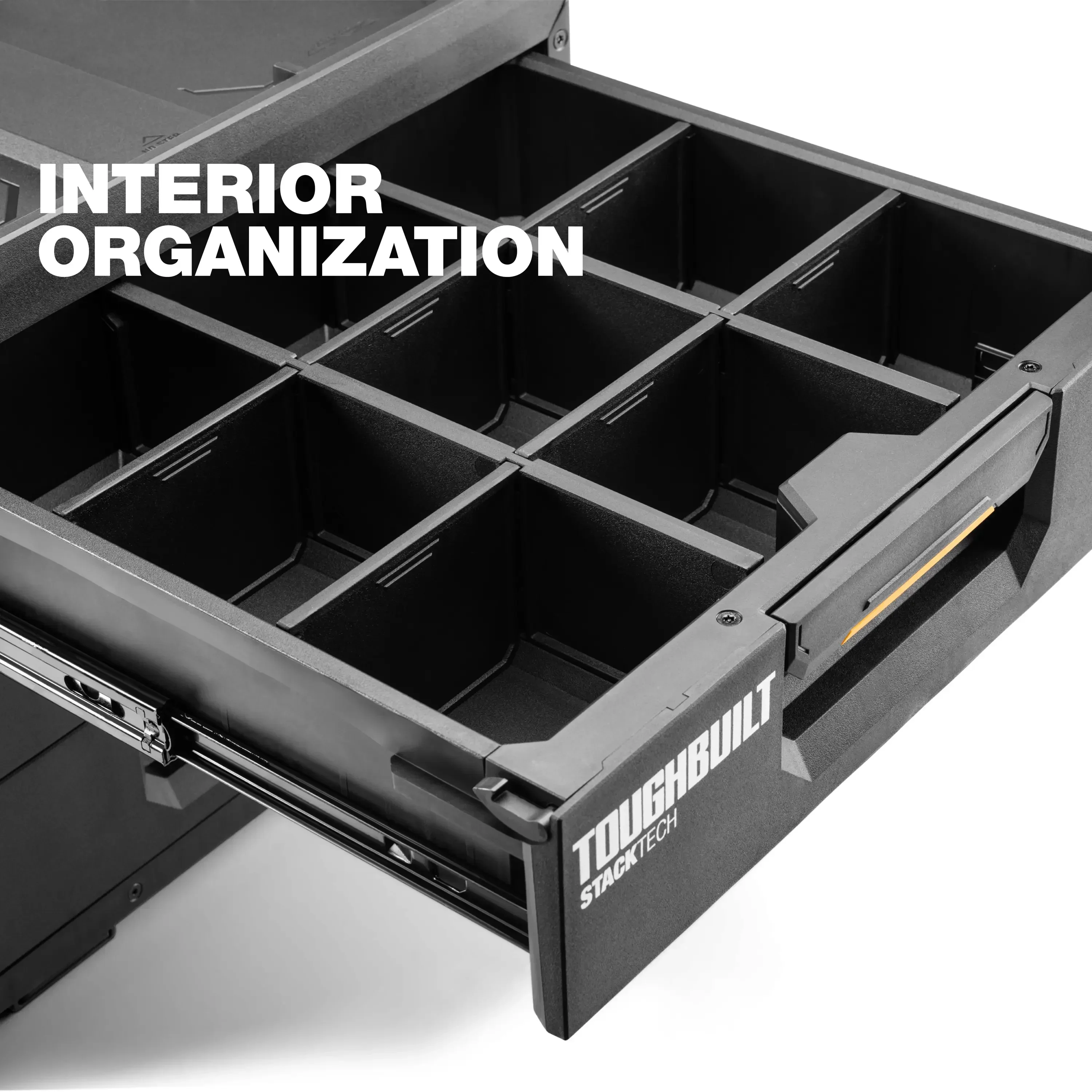 TB-B1-D-70-3 TOUGHBUILT  STACKTECH Drawer Black Tool Box Industrial Punk Box Organizer Parts Box Power Tool Accessories