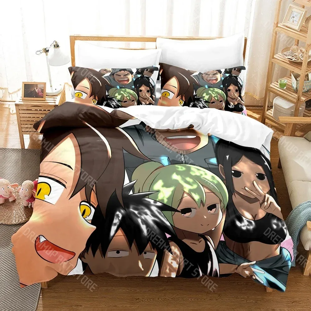 3D Printed My Senpai Is Annoying Bedding Set for Boys Girls Duvet Cover Pillowcase Twin Queen King Full Single Double Sizes