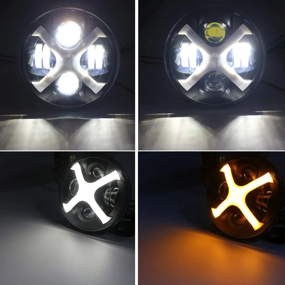 7 インチラウンド Led ヘッドライト 7 