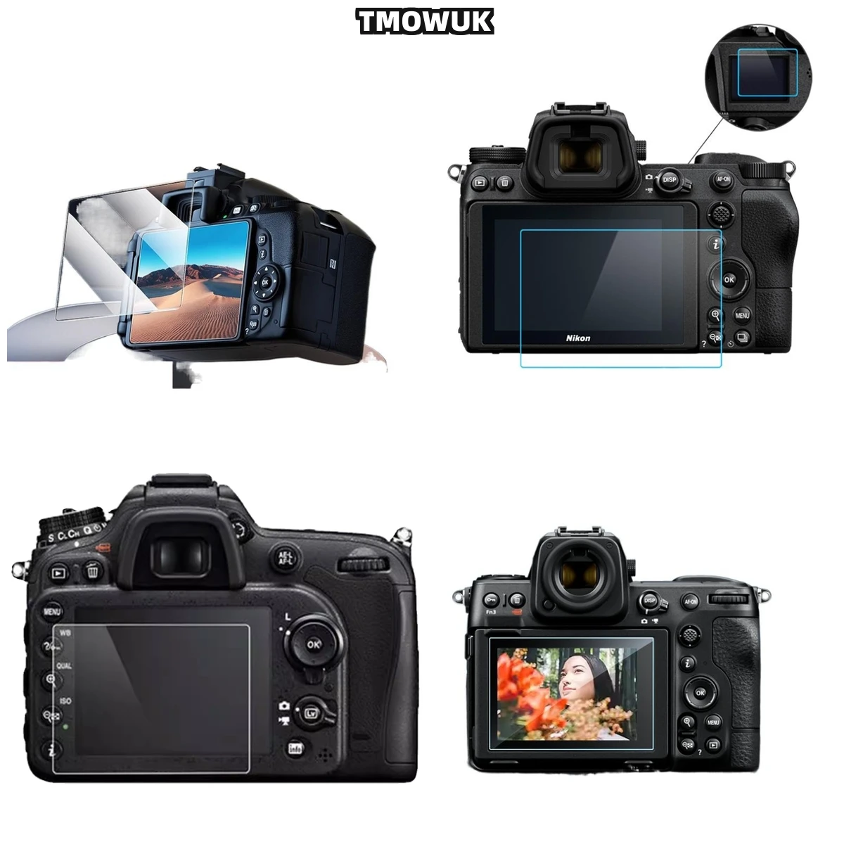 

For Nikon Z30 ZFC LCD Screen Protector 9H Hardness Tempered Glass Anti-Scratch HD Clear Camera Protective Film .