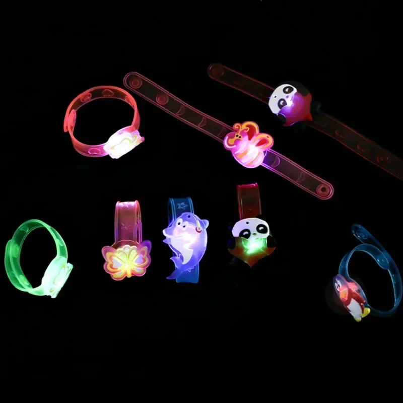 1pcs Cartoon LED Luminous Adjustable Watch Bracelet for Children Birthday Gifts and Toys Baby Game Halloween Carnival Kids Gift - Detail 1