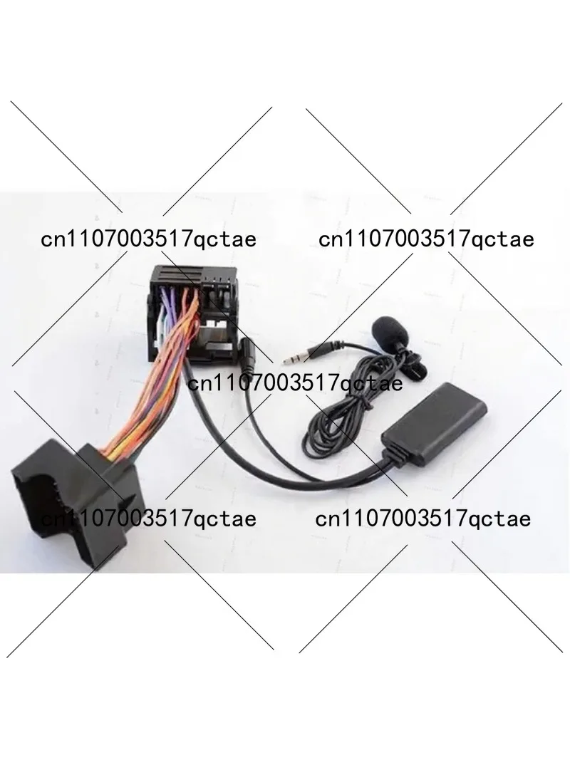Bluetooth 5.0 Audio Receiver for Car CD Changer Port, Lossless Music Adapter with Aux Input and Built-in Mic
