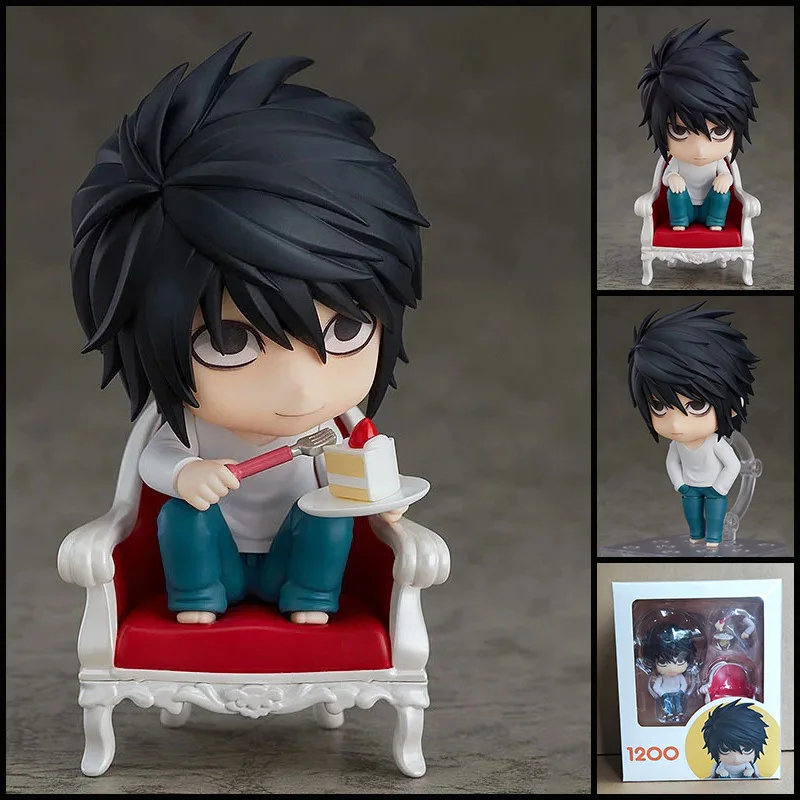 

Тетрадь смерти L 1160 # Коллекционная аниме-фигурка L 2.0 Chibi с изменяемым лицом для фанатов аниме, украшение для рабочего стола