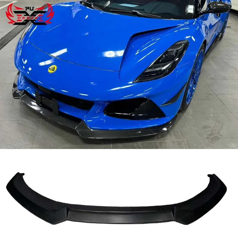 

High Quality Dry Carbon Fiber OD Style Front Bumper Lip Car Body Kit For Lotus Emira Bodykit