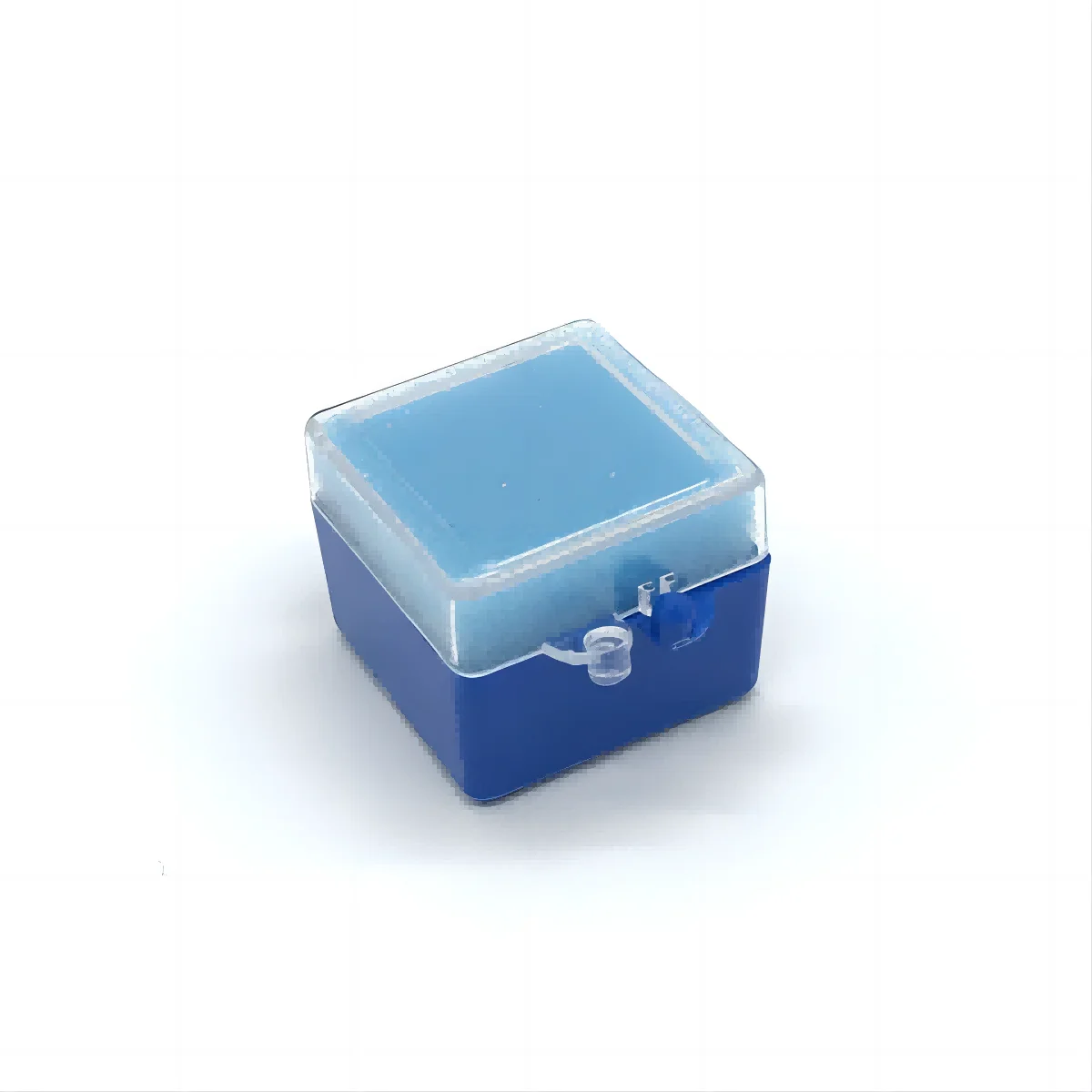 100pcs Portable Dental Retainer Case Denture Storage Box For Removable False Teeth 1inch