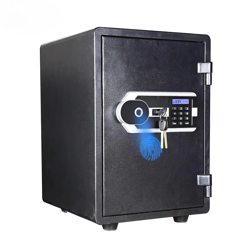 Luxury Home Watch Winder Fireproof Vault Fingerprint Access Digital Safe Box