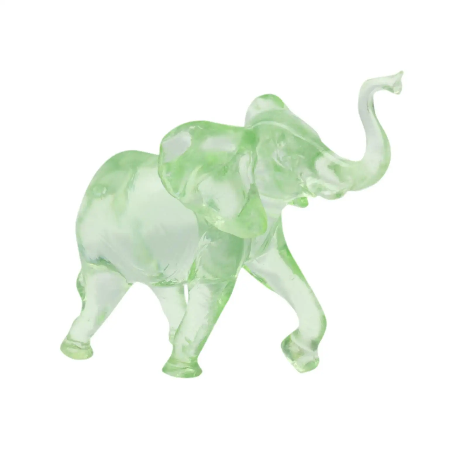 Modern Elephant Statue Resin Animal Figurine Interior Ornament Art for Bedroom Cafe Restaurant Bar