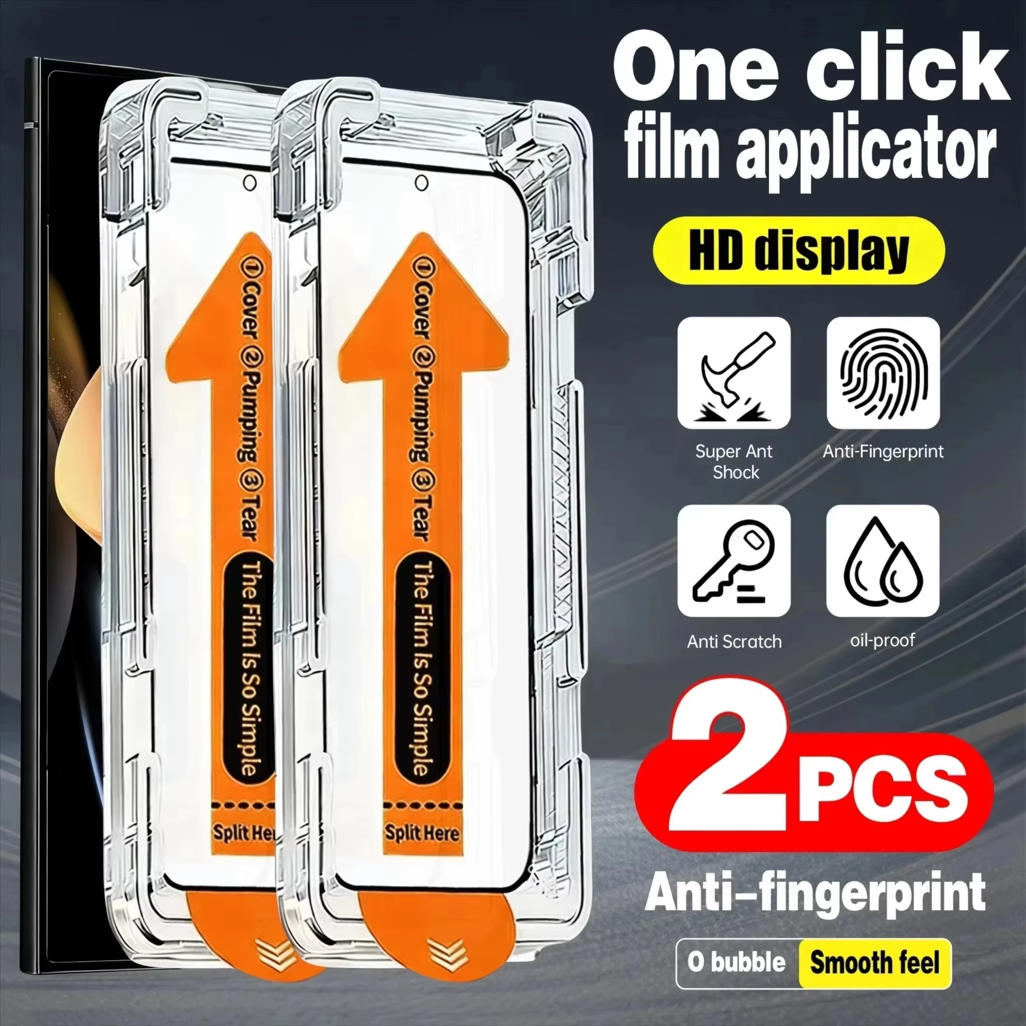 2Pcs Ultra HD Tempered Glass Screen Protector For Samsung S26 S25 S24 S23 Ultra FE S22 Galaxy A57 A17 A56 5g A37 A16 A07 A26 A55