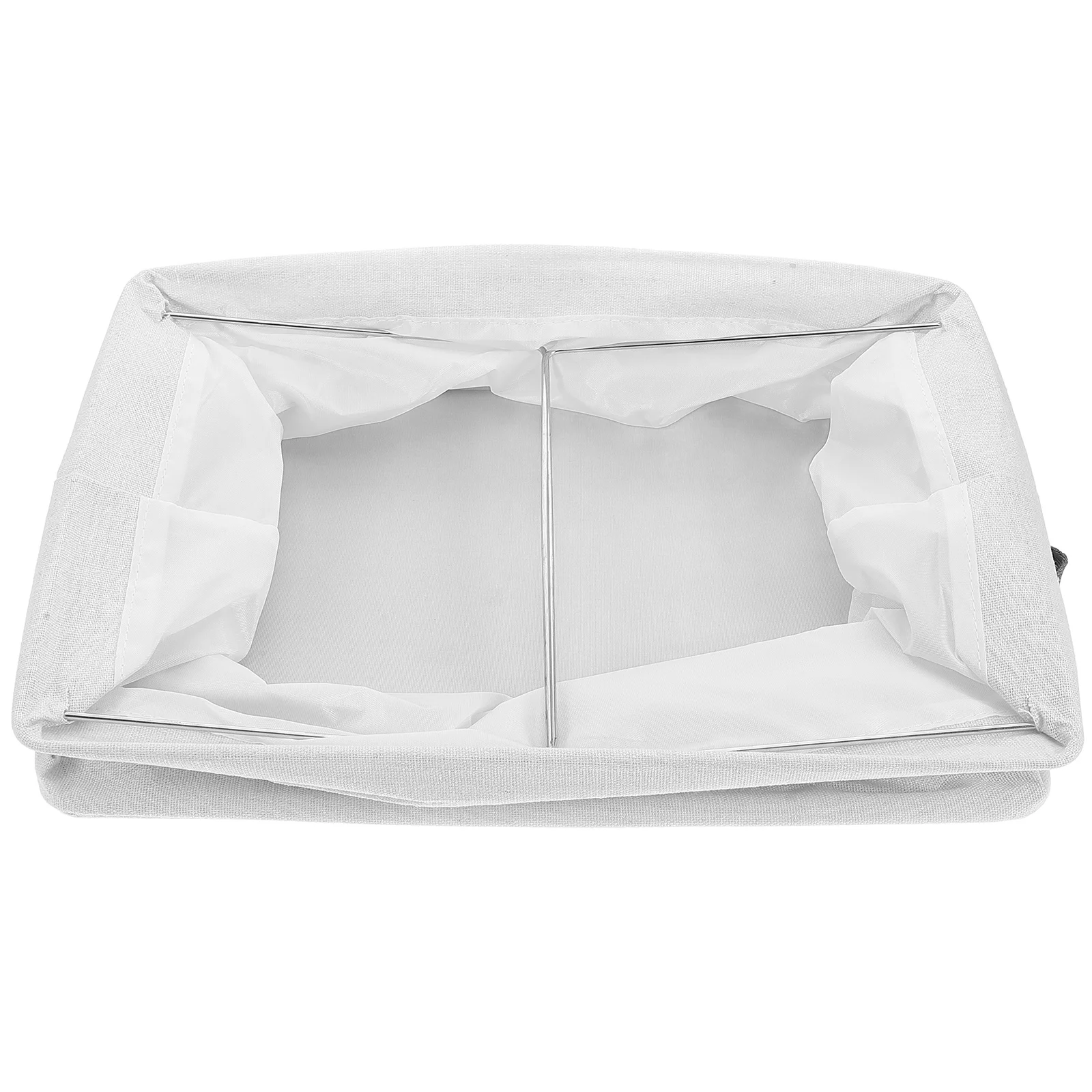 

1pc Cotton Linen Storage Bin Large Capacity Foldable Organizer For Bedroom Bathroom Closet Home Decorative Sundry Storage Box