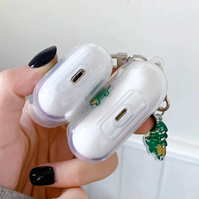 Cute Cartoon projekt przypadki dla Airpods Pro słuchawki Coque miękka TPU Fundas skrzynki pokrywa Earpods dla Apple Airpod 2 lub 1 3 Box torba