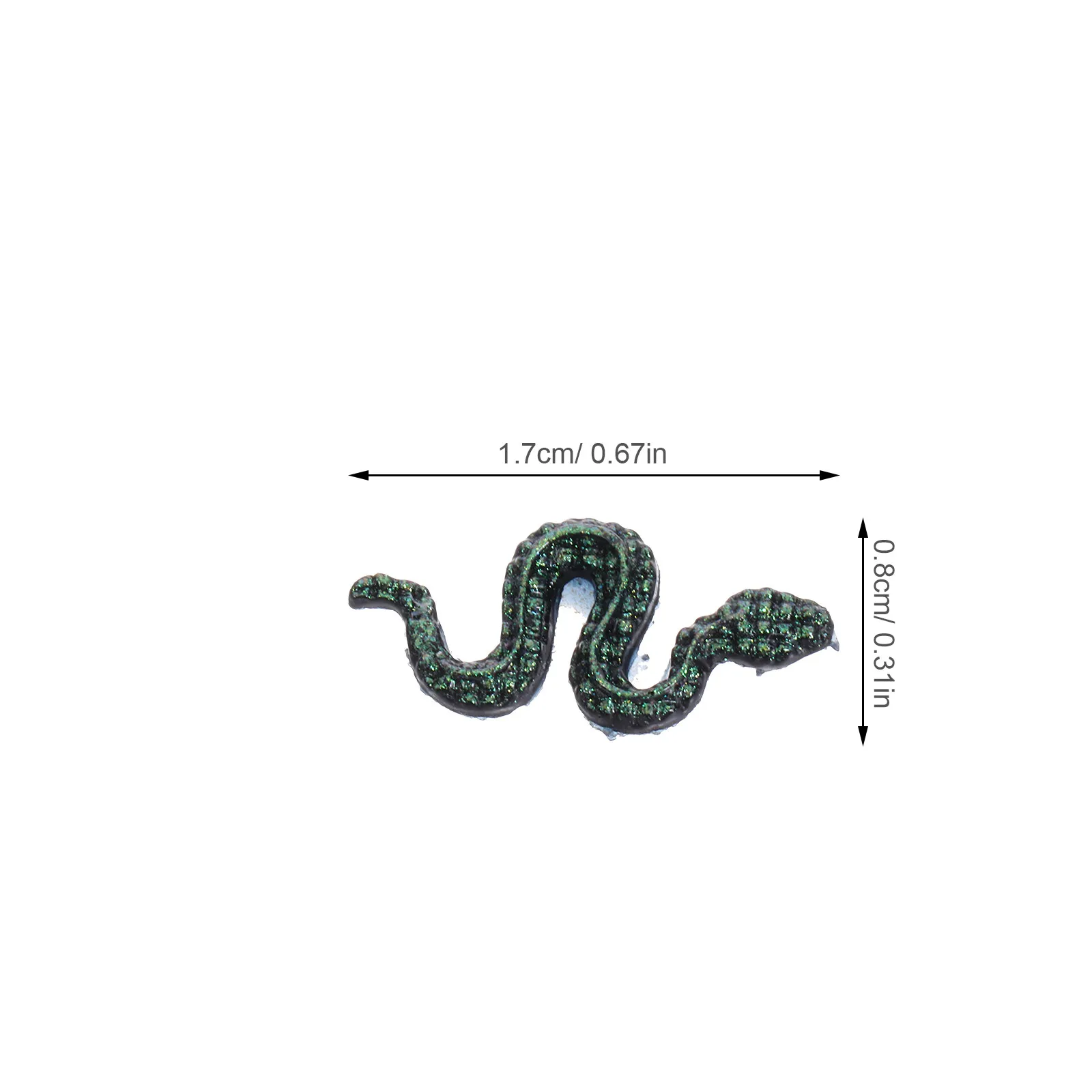 120Pcs Mini Resin Snake Figures Realistic Detail Lightweight Small Snake Statue for Terrarium Fairy Garden Halloween Seasonal