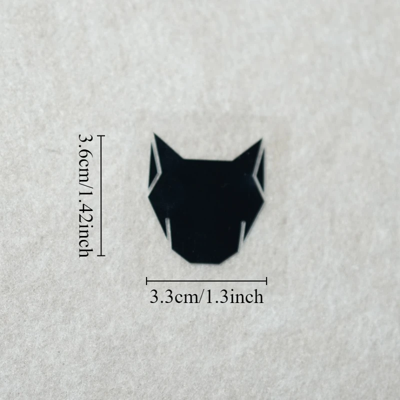 1PC Quickstep Wolf Head Adesivi per telaio bici Tubo superiore per bicicletta Decalcomanie in vinile impermeabili per accessori moto decorativi per biciclette MTB