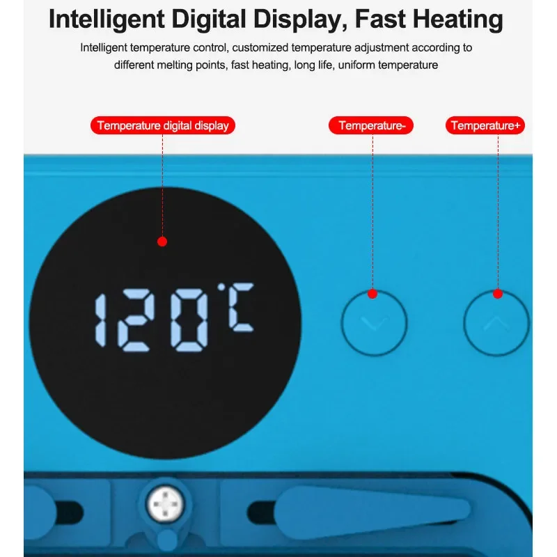 منصة تسخين SUNSHINE SS-T12B لسلسلة IP 7-16 / اللوحات الأم سامسونج للتدفئة السريعة أثناء التفكيك #5