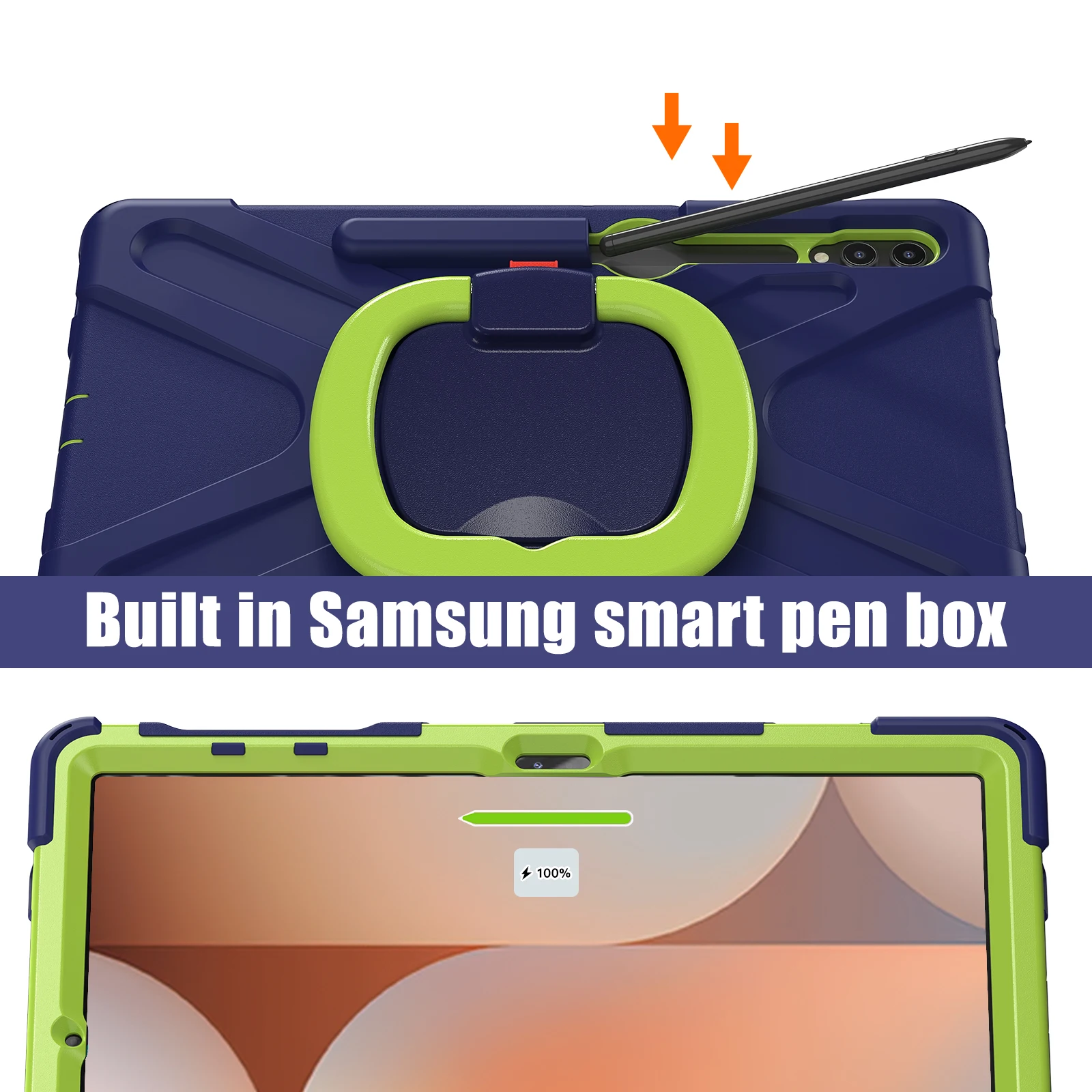 Handle Grip Case Universal For Galaxy Tab S10 S9 S8 S7 FE Plus 12.4