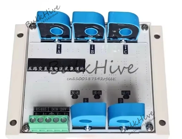 

Multi-channel AC and DC Current Acquisition Module RS485 Measurement Sensor Transmitter AC/DC Range 20A