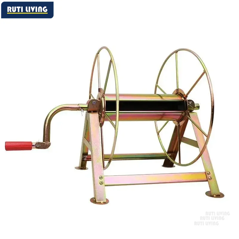 High Pressure Agricultural Spraying Machine with Large Rolling Hose Shelf Pipe Winding Machine for Efficient Crop Dosing