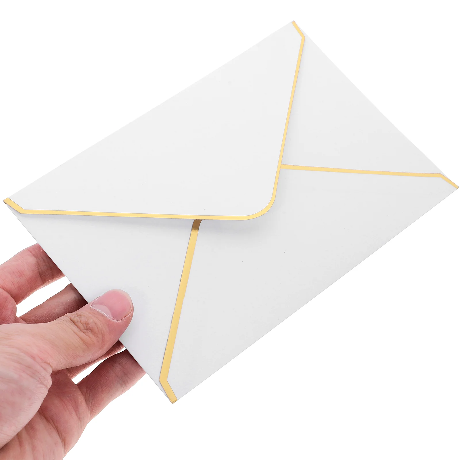 50 Pcs Envelope Invitation Cards Envelopes Empty Party Accessory Storage Bronzing Decorative Small