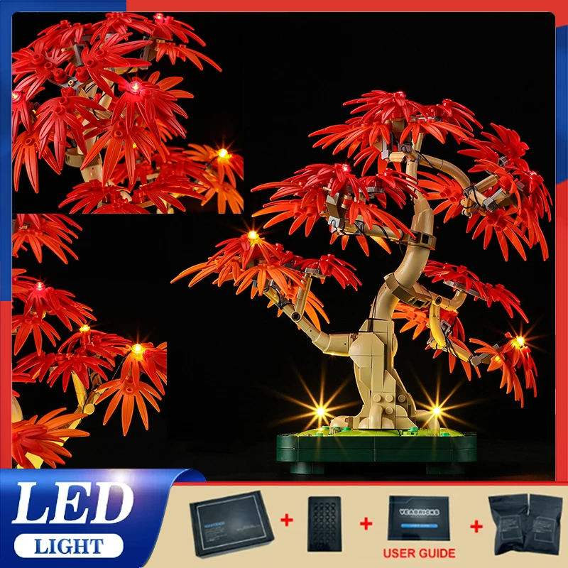

DIY LED Light Kit For LEGO 10348 Red maple bonsai (Only LED Light,Without Blocks Model)