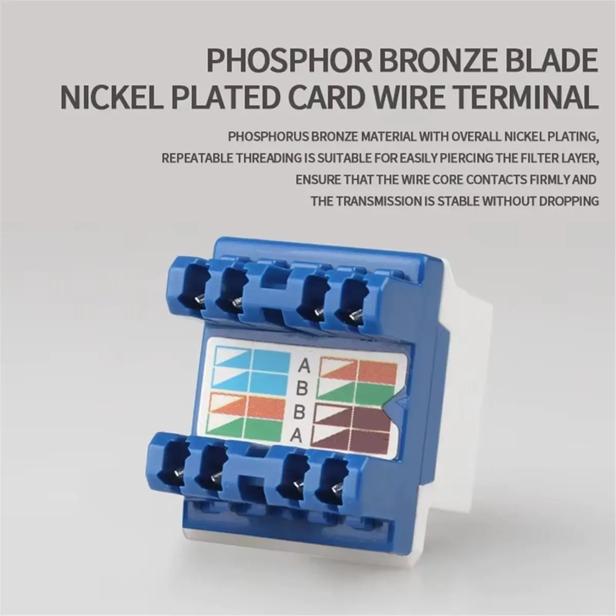 Punctual- 10pcs CAT6A RJ45 Network Module Socket, Tool - Free Design, 10 Gigabit Speed, Ideal for Home and Office Network