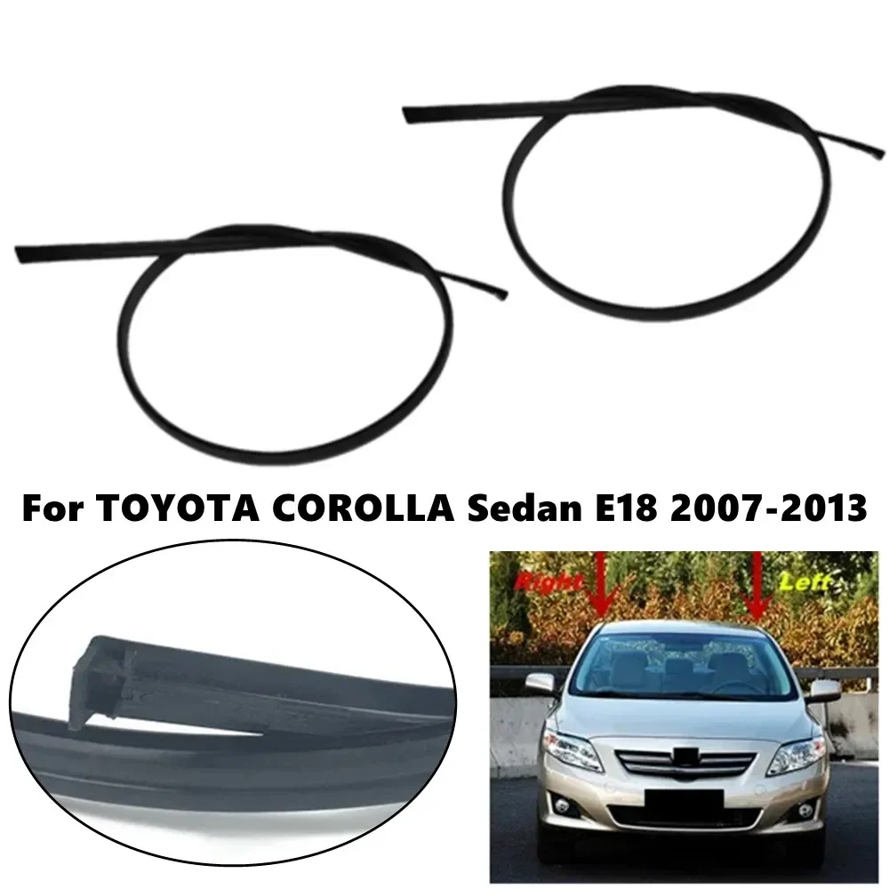 

75556-02110 75555-02110 L или R Для TOYOTA COROLLA Sedan E18 2007-2013 Автомобильная боковая накладка на крышу, резиновая уплотнительная лента 1,36 м
