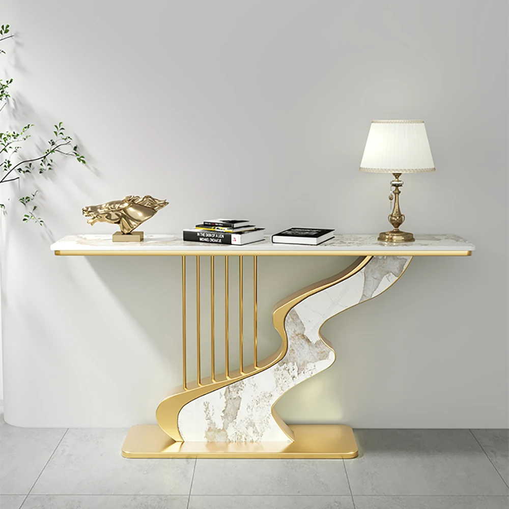 

Design Modern Hallway Table Delicacy Unique Portable Nordic Corner Table Elegant Simple Tabel Console Hallway Table Furniture