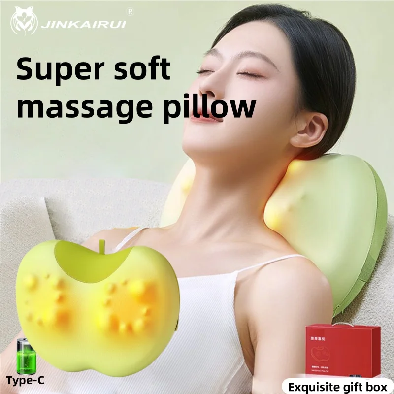 

Новейшая многофункциональная подушка-массажер для шеи и спины с подогревом, массаж глубоких тканей, плеч, ног, подарок для ног