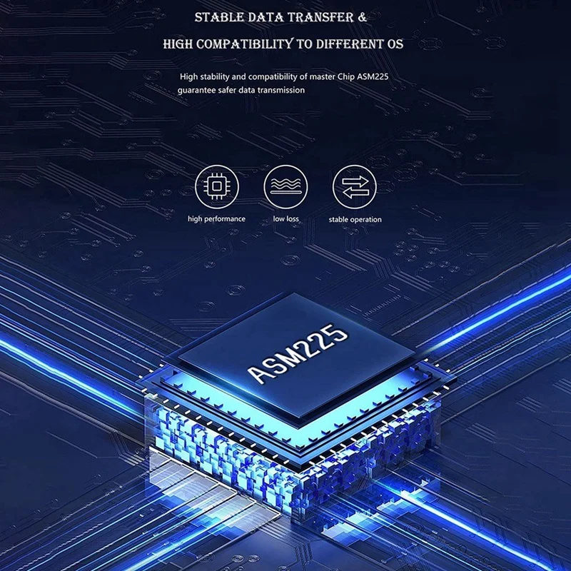 Hard Disk Enclosure SATA To Type C Hard Drive Box With Led External HDD For 2.5 3.5 Inch Hard Disk Up To 6Gbps