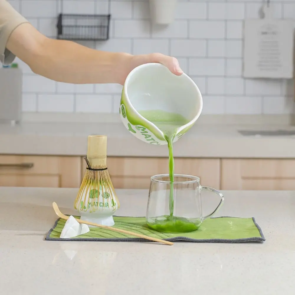 

4 шт., традиционный бамбуковый керамический японский чайный сервиз матча, пищевой безопасный венчик матча, многоразовая щетка для перемешивания матча