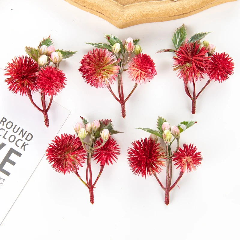 100Pcs Künstliche Blumen Maple Obst Weihnachten Dekoration für Home Hochzeit Party Im Freien Garten Braut Zubehör Freiheit