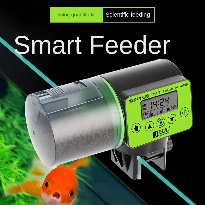 

New Aquarium Tank Auto Fish Feeder Timer Digital LCD Automatic Food Feeding Electronic Fish Foods Feeder