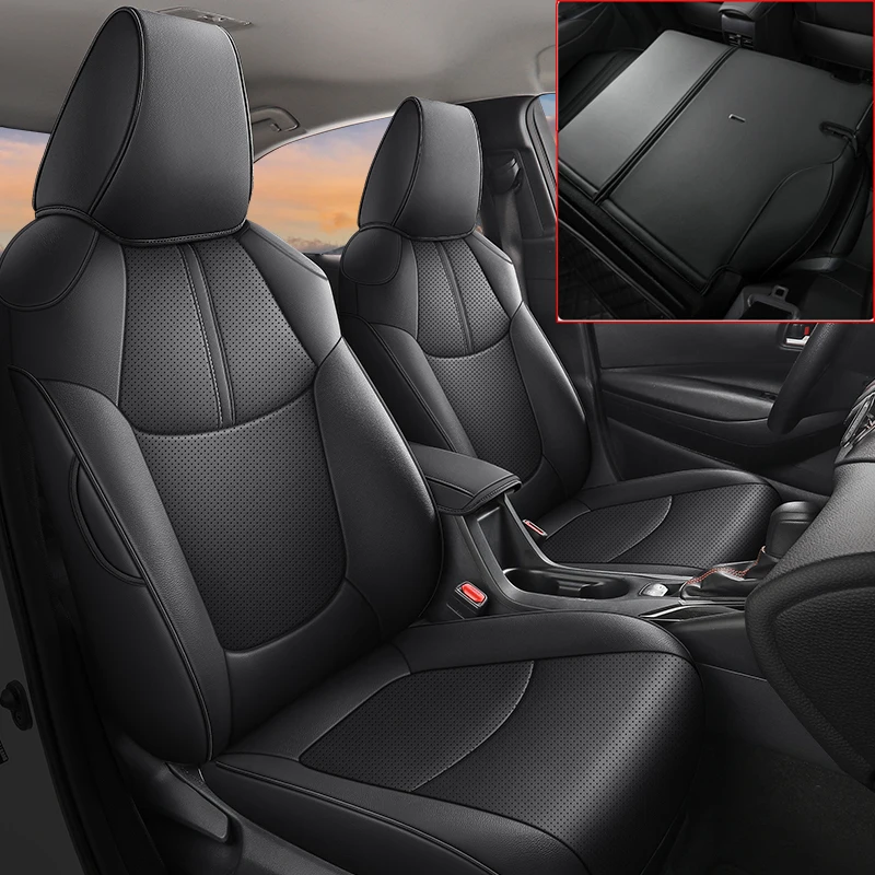 Car Seat Covers For Toyota Corolla Cross SUV 2021 2022 2023 2024 2025 Seat Cushion Full Set Waterproof Interior Accessories