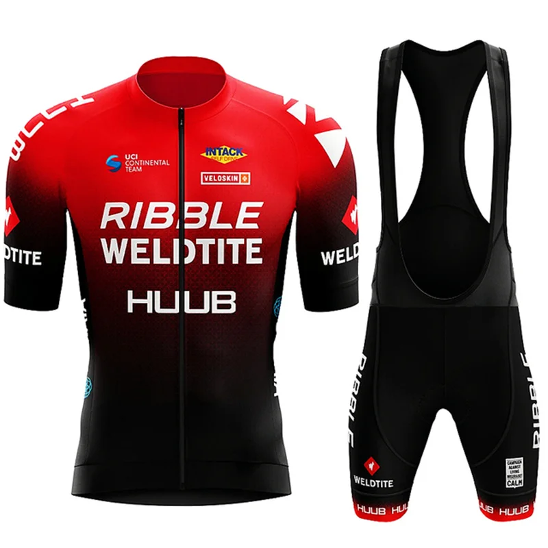 AliExpress rcc huub 2026 New Cycling Set Cycling Jersey Set Summer Anti-UV MTB Men's Bike Set Bicycle Suit Pro Team Racing Uniform Cycling Clothes