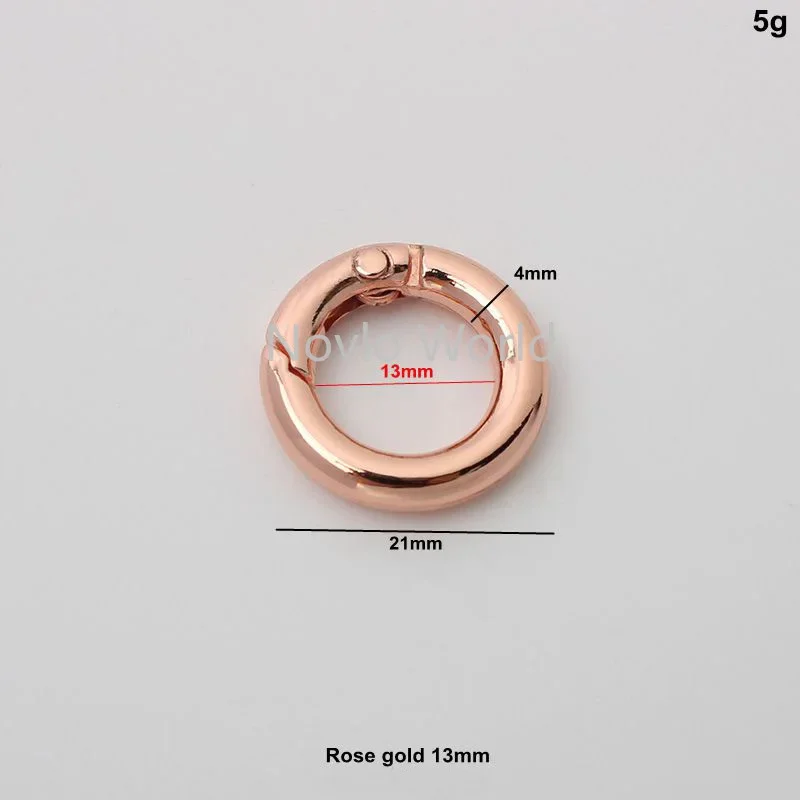 50pcs 6 colors 6 sizes 4.0 5.0mm 1/2