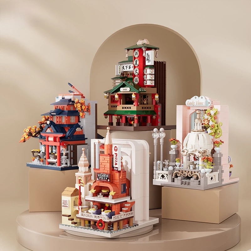 Blocos de construção de partículas pequenas para crianças, enfeites, cultivam a capacidade cerebral prática das crianças