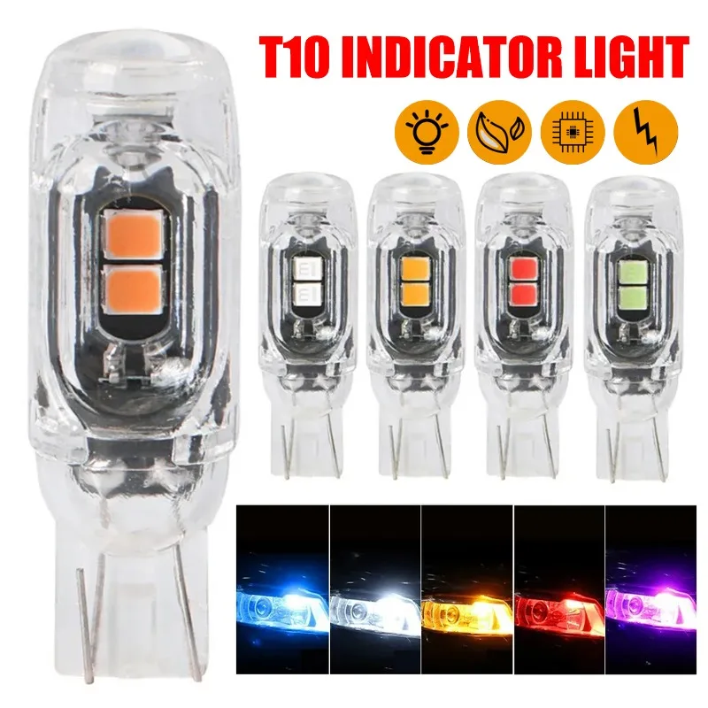 T10 LED Strobe Light 3030 5SMD 5W5 Flashing Lamp for Motorcycle Car License Plate Infinite Decoding Clearance Light
