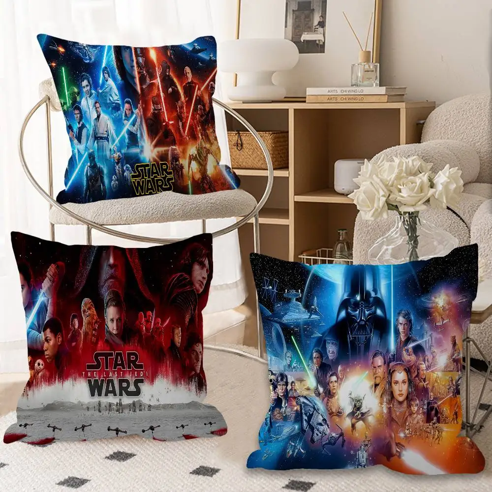 S-Star W-Wars Cushion Cover Polyester Sofa Cushions Decorative Throw Pillows Home Decoration Pillowcover