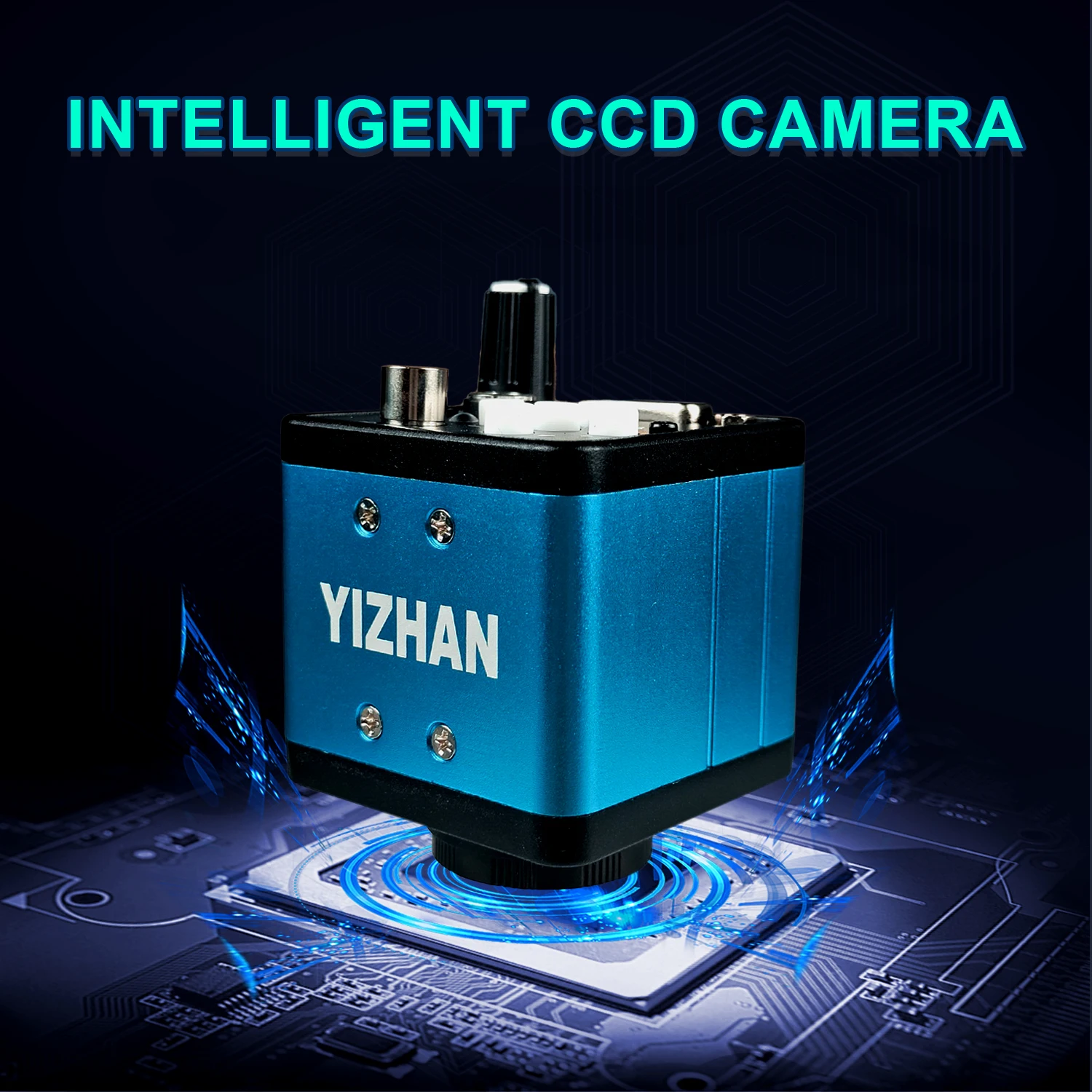 YIZHAN Industrial Digital 13MP 1080P VGA Camera Microscope Camera + 130X Or180X Adjustable Zoom C Mount Lens LED Ring Light