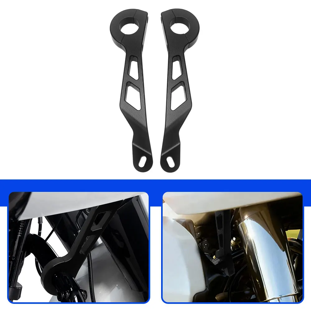 

1Pair Motorcycle Lowers Fairing Mount Bracket Support Kits For Harley Touring Road Glide CVO/SE Limited FLTRX FLTRXSE 2023-2026