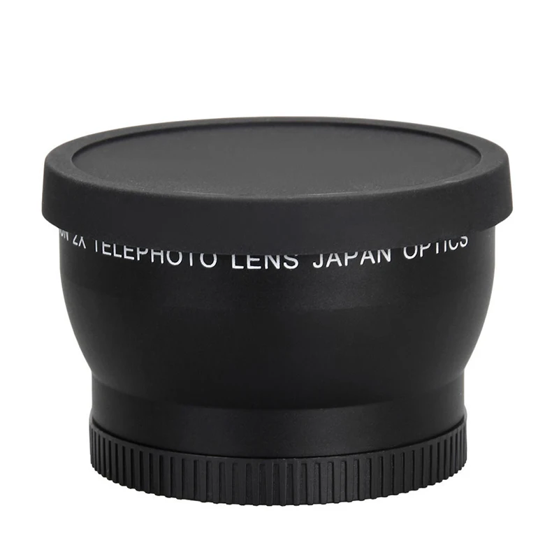 52mm 2X Magnification Telephoto Lens for AF-S 18-55mm 55-200mm Lens Camera