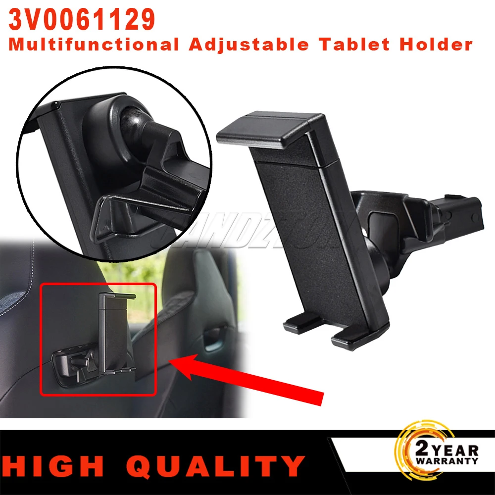 

1 шт. новый многофункциональный регулируемый держатель для планшета 3V0061129 для Skoda Octavia Mk3 Mk4 Enyaq Kamiq Scala Yeti Mk1, автомобильные аксессуары