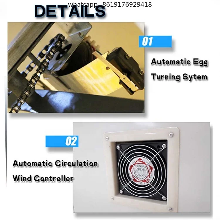 حاضنات آلة التفريخ المشهورة لتفريخ البيض حاضنة البيض الأوتوماتيكية والتفريخ/ 880 قطعة // #5